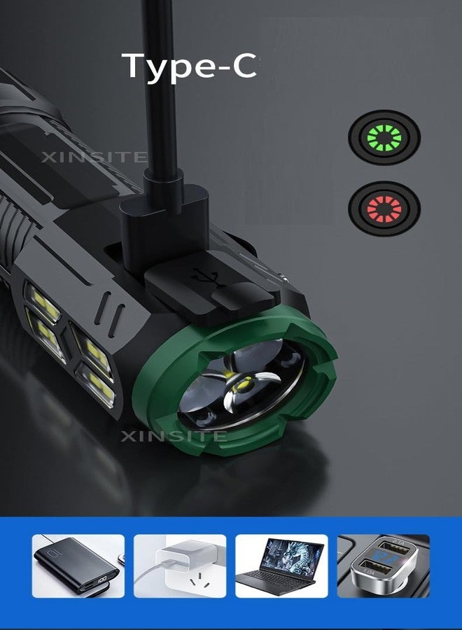 ستار ورك مصباح يدوي محمول يعمل بمنفذ USB من STAR WORK، مزود بإضاءة LED، قابل لإعادة الشحن، مثالي للتخييم والسفر. - Image 2